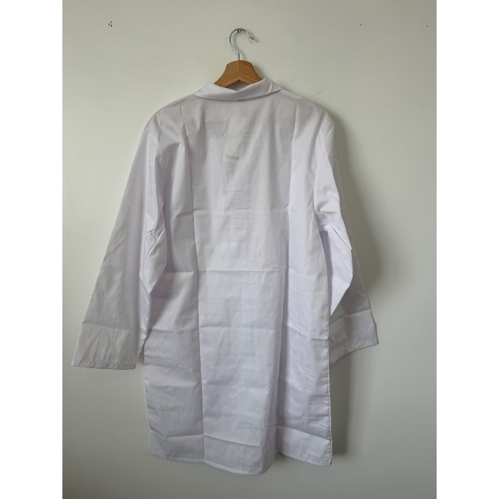VOGRYE Unisex Professional Lab Coat – White – Long Sleeve – Size Small – NWT - Picture 4 of 4